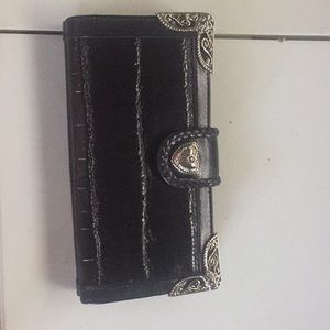 Black western look wallet